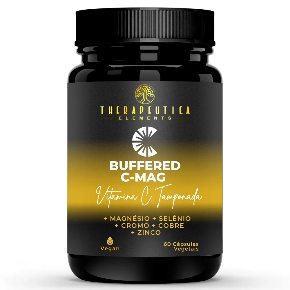 Buffered C-Mag Complex Vegan (Vitamina C tamponada com Magnésio) 60 Cápsulas Therapeutica
