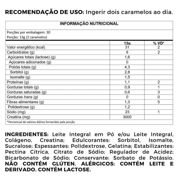 Creamelo - Caramelos de Creatina 60 Unidades Therapeutica - Imagem 4