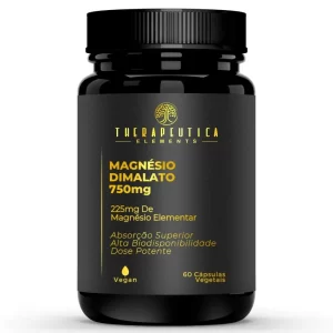Magnésio Dimalato 750mg Vegan 60 Cápsulas Therapeutica