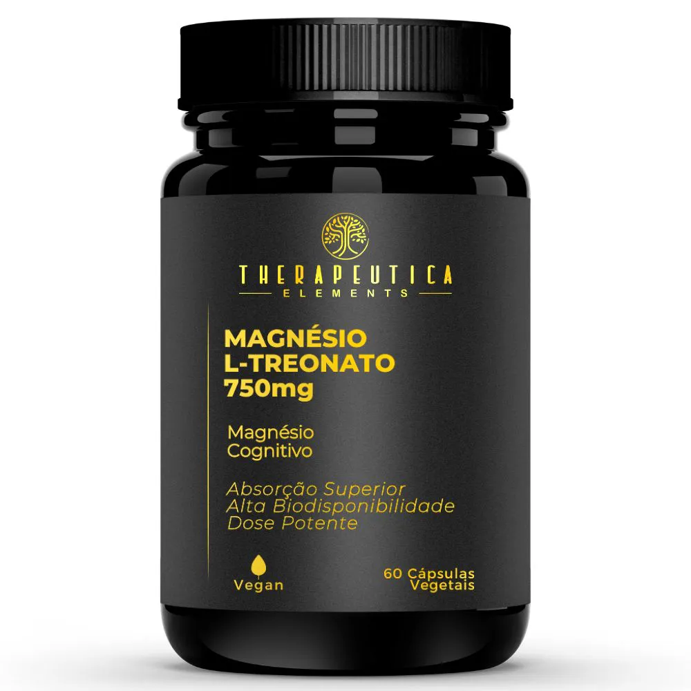 Magnésio L-Treonato 750mg Vegan 60 Cápsulas Therapeutica