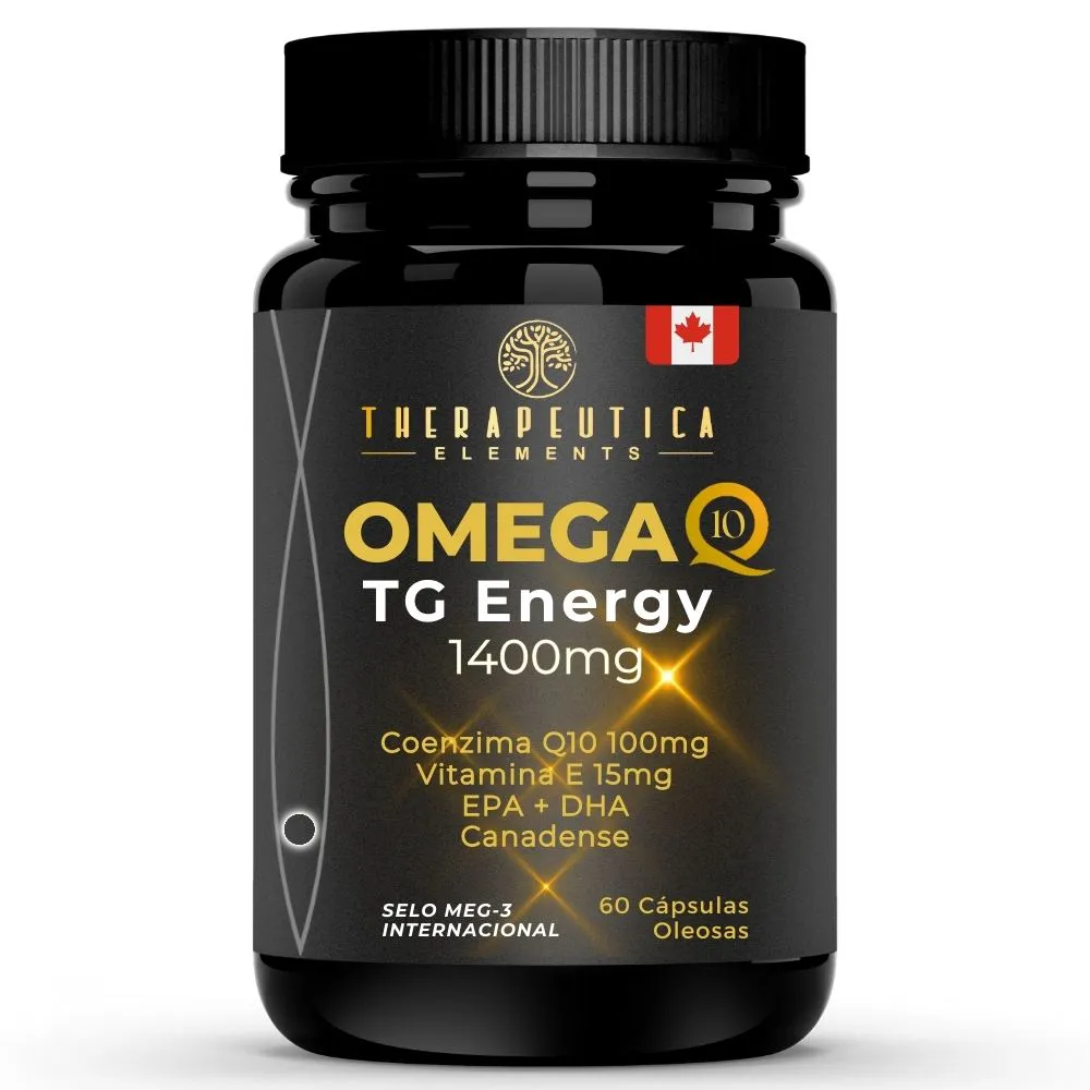 Ômega Q10 TG 1400mg EPA + DHA + Vitamina E 60 Cápsulas Therapeutica