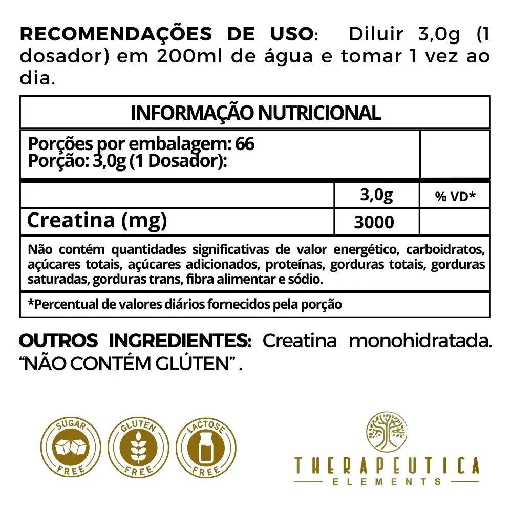 Purecreatina Micronizada 99,9% Pureza Vegan 200g - Imagem 2