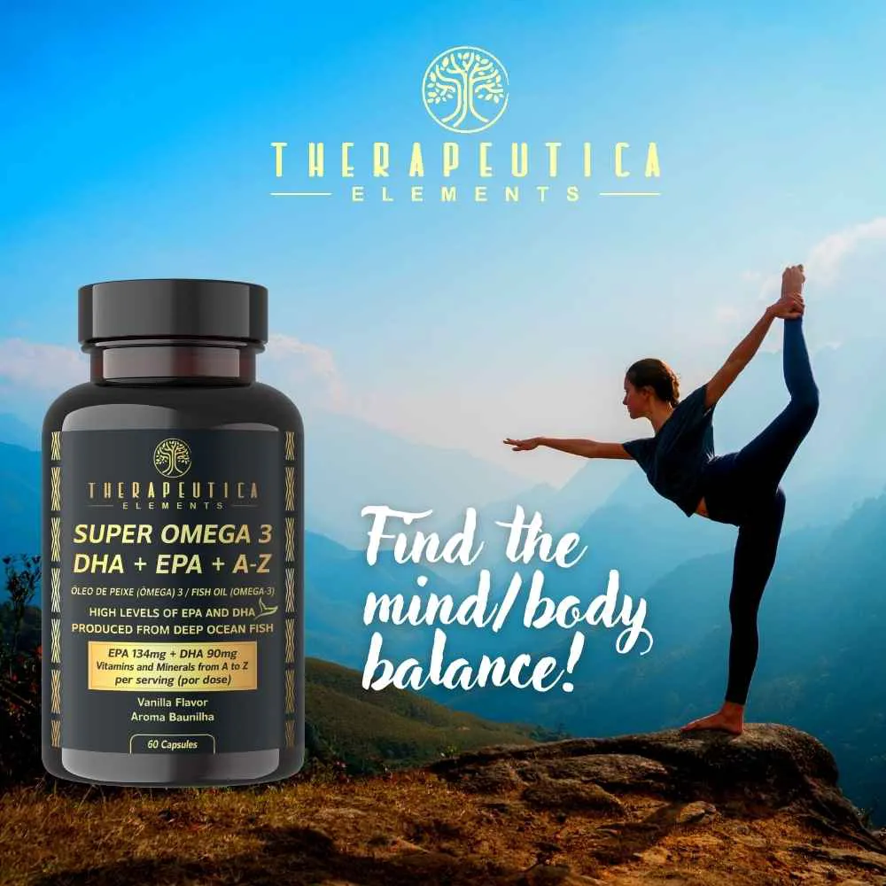 Super Ômega 3 DHA + EPA + Minerais e Vitaminas de A a Z 60 Cápsulas Therapeutica - Imagem 2