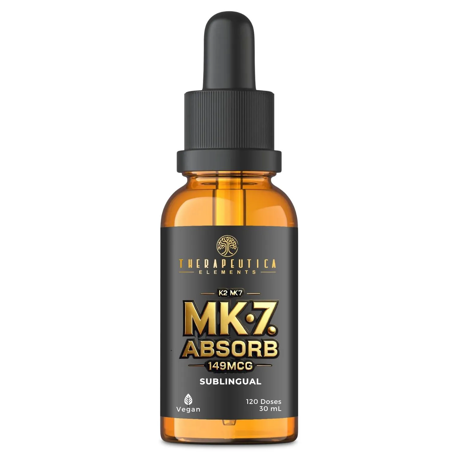 Vitamina K2 MK-7 Absorb 149mcg Sublingual Vegan 120 Doses